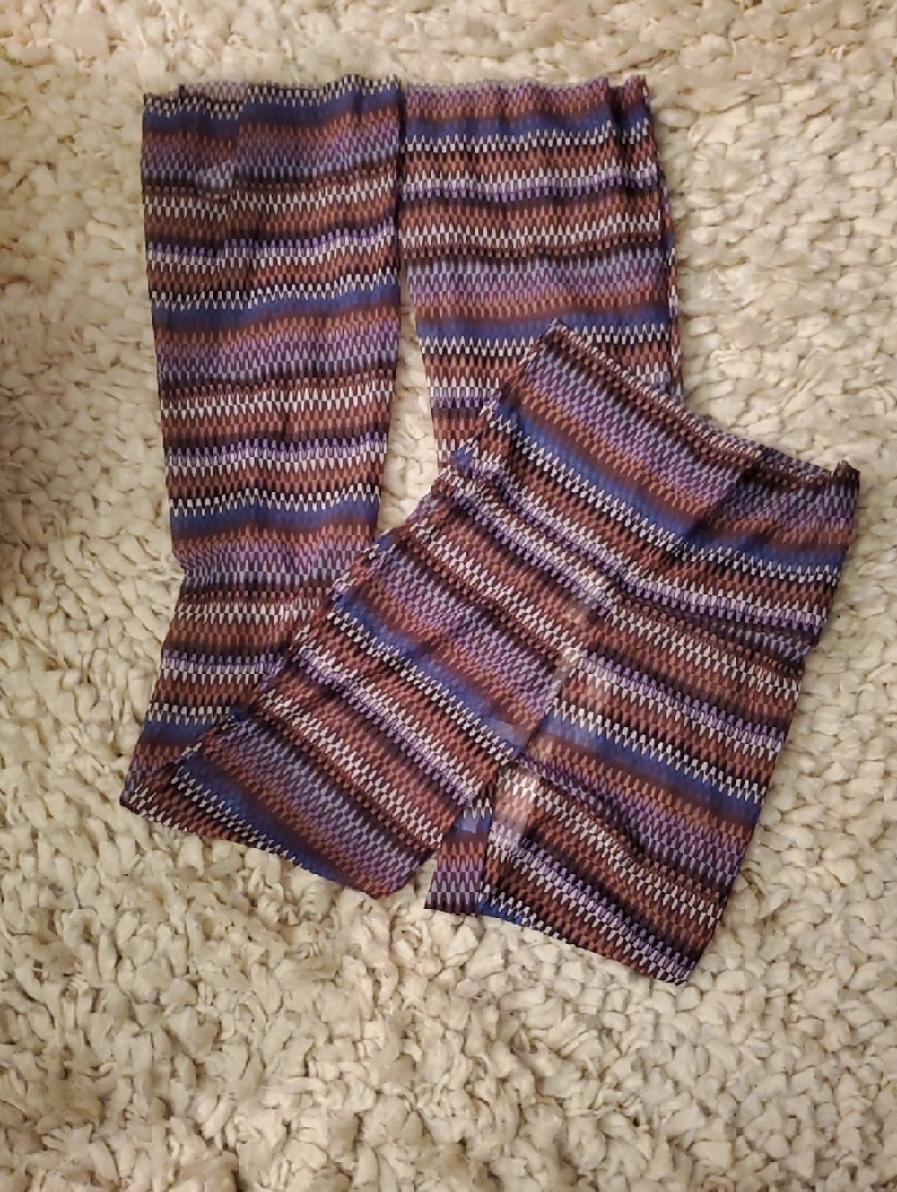 Bond-eye Geo Print Mesh Pants
